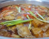 Hình bước làm 3 của món Bún riêu giả chiến (Bún riêu tôm tép)