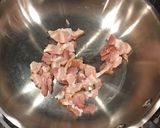 A picture of step 1 of Chicken bacon ranch pasta.