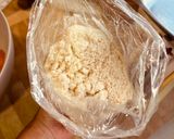 A picture of step 3 of “PANELLETS” (sweet potato balls made with coconut, pine nuts, or almonds).