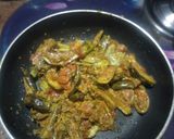 A picture of step 6 of Brinjal fry in Garlic Masala.