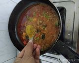 A picture of step 2 of Panch ratna dal.