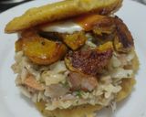 Foto del paso 8 de la receta: Arepa rellena de pescado y plátano maduro🥯🫓🥙