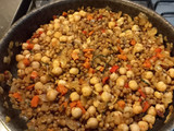 Hamburguesas de garbanzos, lentejas y cebollas 🍔🧅🫛🧄🍌🔥