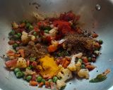 A picture of step 3 of Vegetable broken wheat Khichdi.
