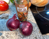 Foto del paso 1 de la receta: Cebolla moraza a la soja