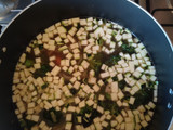 Sopa cremosa con verduras
