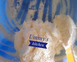 A picture of step 2 of Red velvet birthday cake buttercream.
