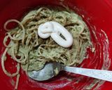 A picture of step 3 of Avocado Spaghetti.