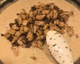 Chicken With Wild Mushrooms in Cream Sauce Finished With Parmesan / Serrano Ham recipe step 4 photo