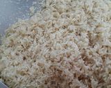 Foto langkah ke 4 dari resep Nasi Tim Ayam Jamur.