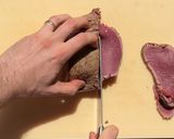 A picture of step 5 of Beef Carpaccio.