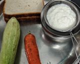 हेल्दी तिरंगा रोल सैंडविच रेसिपी चरण 1 फोटो