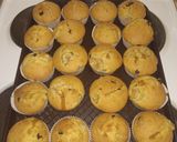 Karamellával töltött barackos muffin recept fázis 5 fotója