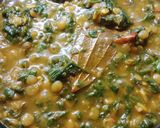 A picture of step 5 of Vitamin B & K rich Palak Tuvar Dal.