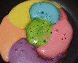 Foto langkah ke 3 dari resep Martabak lipat rainbow.