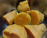 Foto langkah ke 1 dari resep Bubur Candil Ubi Kuning/Kolak Biji Salak.