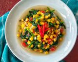 Foto langkah ke 4 dari resep Tumis Bayam Jagung Manis.