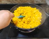 A picture of step 2 of Sindhi Style Pumpkin Halwa.