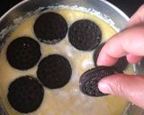 A picture of step 2 of Oreo rice pudding.