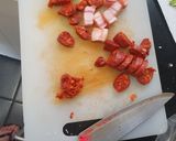A picture of step 1 of Lentils with Asturian Compango.