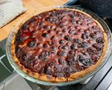 Une image de l'étape 10 de Tarte aux cerises et vanille.