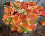 A picture of step 4 of Samak Rice Pulav With Aloo Tamatar Rasedar.