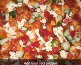 A picture of step 8 of Homemade pan pizza(no oven).