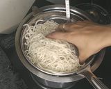 A picture of step 2 of Desi Chinese noodles.