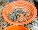 Foto del paso 1 de la receta: Huevos rellenos con mahonesa de gamba roja 🦐 🪺 🎄