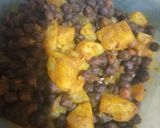 A picture of step 3 of Mix plate chaat.