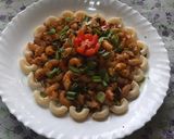 A picture of step 11 of Shezwan sauce spicy macaroni.