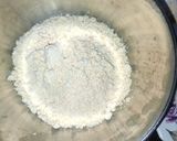 A picture of step 1 of Methi pakoda.