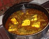 A picture of step 11 of Paneer Chaman.