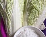 Hình bước làm 1 của món Kim chi cải thảo kiểu Hàn Quốc