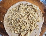 A picture of step 3 of Papad paratha.