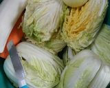 Hình bước làm 1 của món Kimchi cải thảo
