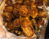 عکس مرحله 1 از دستور گراتن مرغ و بادمجان (به روش خودم😋)