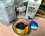 葡萄乾堅果優格奶昔的食譜步驟2照片
