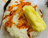Hình bước làm 4 của món Vào bếp cùng con: bánh mì sandwich gấc sữa tươi