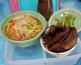 รูปขั้นตอนการทำที่ 4 ของ ส้มตำปลาร้ากุ้งสด & ตับทอด