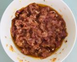 Hình bước làm 1 của món Canh khổ qua rừng nhồi thịt