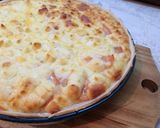 Foto del paso 7 de la receta: Tarta de champiñones al vino blanco