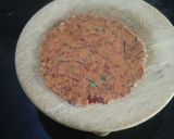 A picture of step 4 of Beetroot paratha.