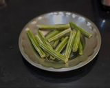 A picture of step 1 of Drumstick Chilla.