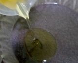 Foto langkah ke 3 dari resep Bolu Ketan Hitam Keju Lumer Kukus.