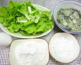 A picture of step 2 of Taiwanese Oyster Omelet (O-a-chian).