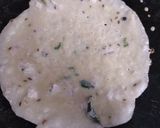 A picture of step 3 of Rava Dosa.