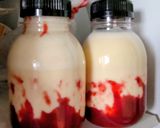Foto langkah ke 3 dari resep Korean Strawberry Cheese Milk.