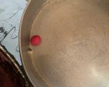 A picture of step 4 of Beetroot Mani Kozhakkattai.