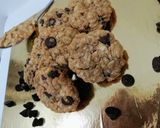 A picture of step 4 of Oats and Chocolate chip Cookies...😄.